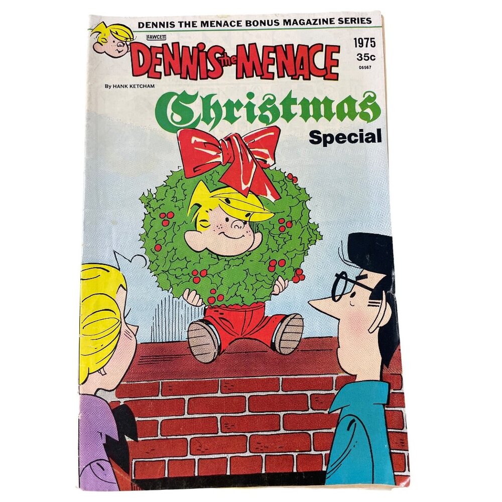 Fawcett Dennis The Menace Christmas Special 1975 Bonus Magazine Series Comic